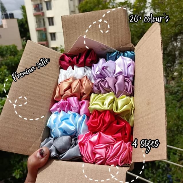 Premium Satin Scrunchies